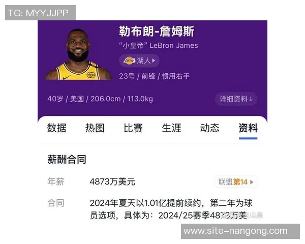 詹姆斯坦言休赛期专注身体调理迎接新赛季挑战